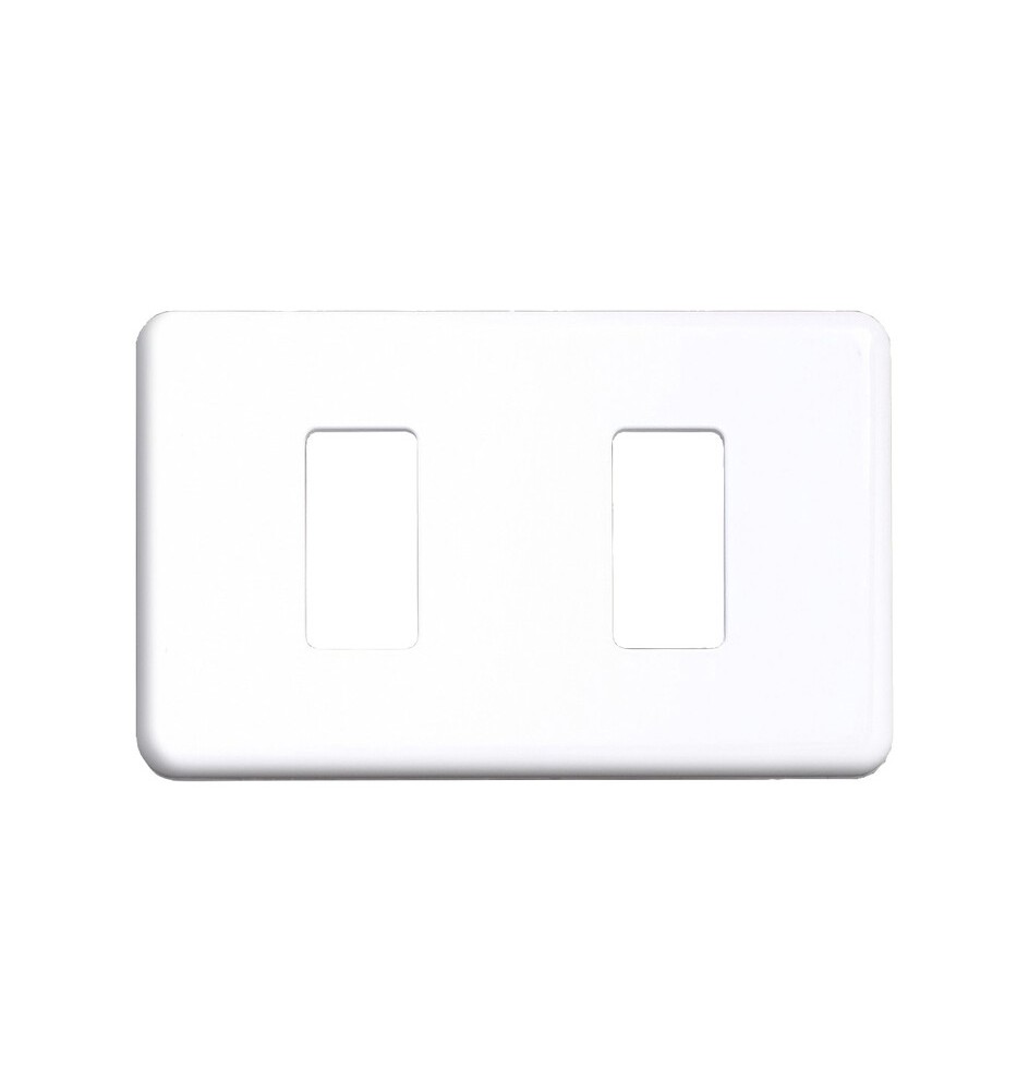 COPRINTERRUTTORE PLASTICA 2P BIANCO**