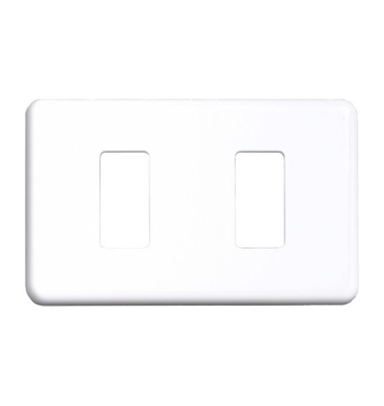 COPRINTERRUTTORE PLASTICA 2P BIANCO**