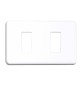 COPRINTERRUTTORE PLASTICA 2P BIANCO**