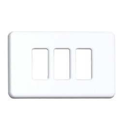 COPRINTERRUTTORE PLASTICA 3P BIANCO**