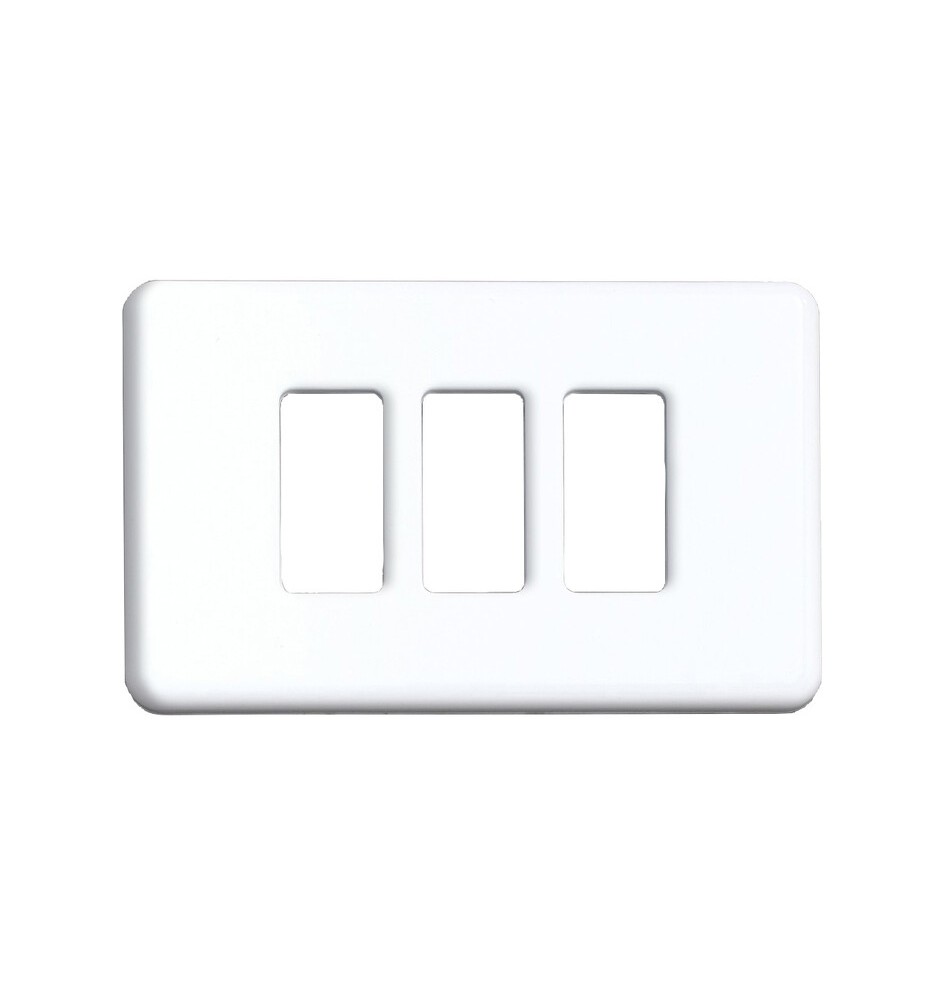 COPRINTERRUTTORE PLASTICA 3P BIANCO**