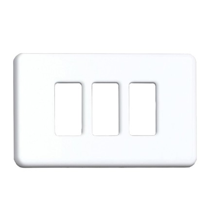 COPRINTERRUTTORE PLASTICA 3P BIANCO**