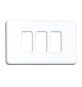 COPRINTERRUTTORE PLASTICA 3P BIANCO**
