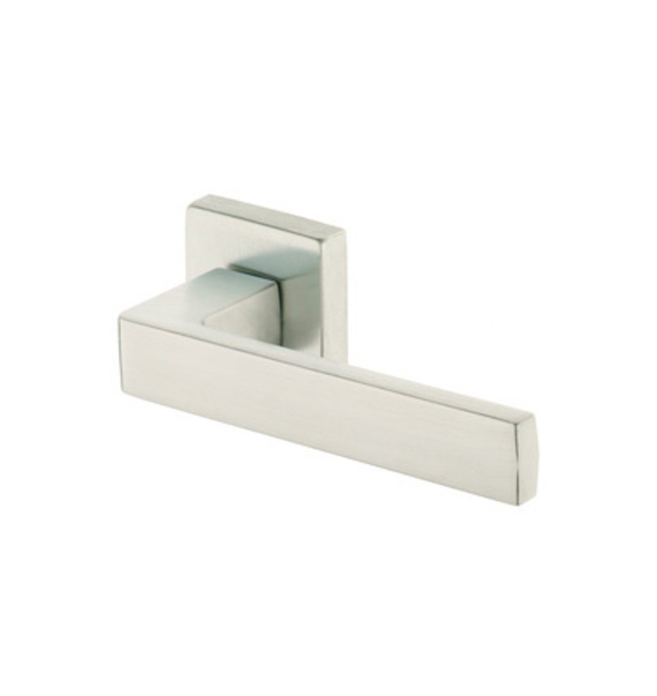 MANIGLIA ASTI M53 C/BOCCHETTA QUADRA CROMO SATINATO