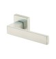 MANIGLIA ASTI M53 C/BOCCHETTA QUADRA CROMO SATINATO