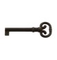 CHIAVE P/MOBILI 33007 29X74 MM FERRO VECCHIO*