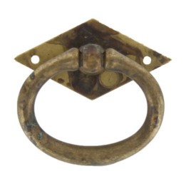 MANIGLIA OTTONE 12321 49X45 MM ANTICATO**