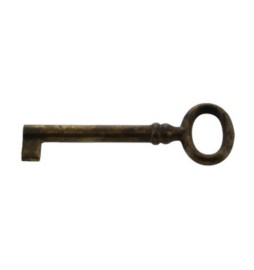 CHIAVE P/MOBILI 33718 24X69 MM OTTONE ANTICATO**