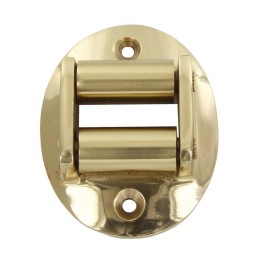 GUIDACINGHIA OTTONE OVALE CROMO SATINATO*