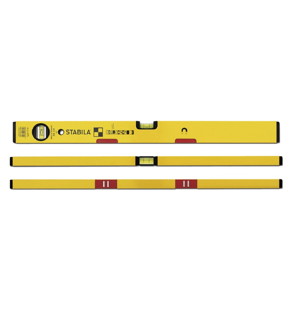 LIVELLA A DUE FIALE MAGNETICA '70 M' cm 100 - 4 magneti