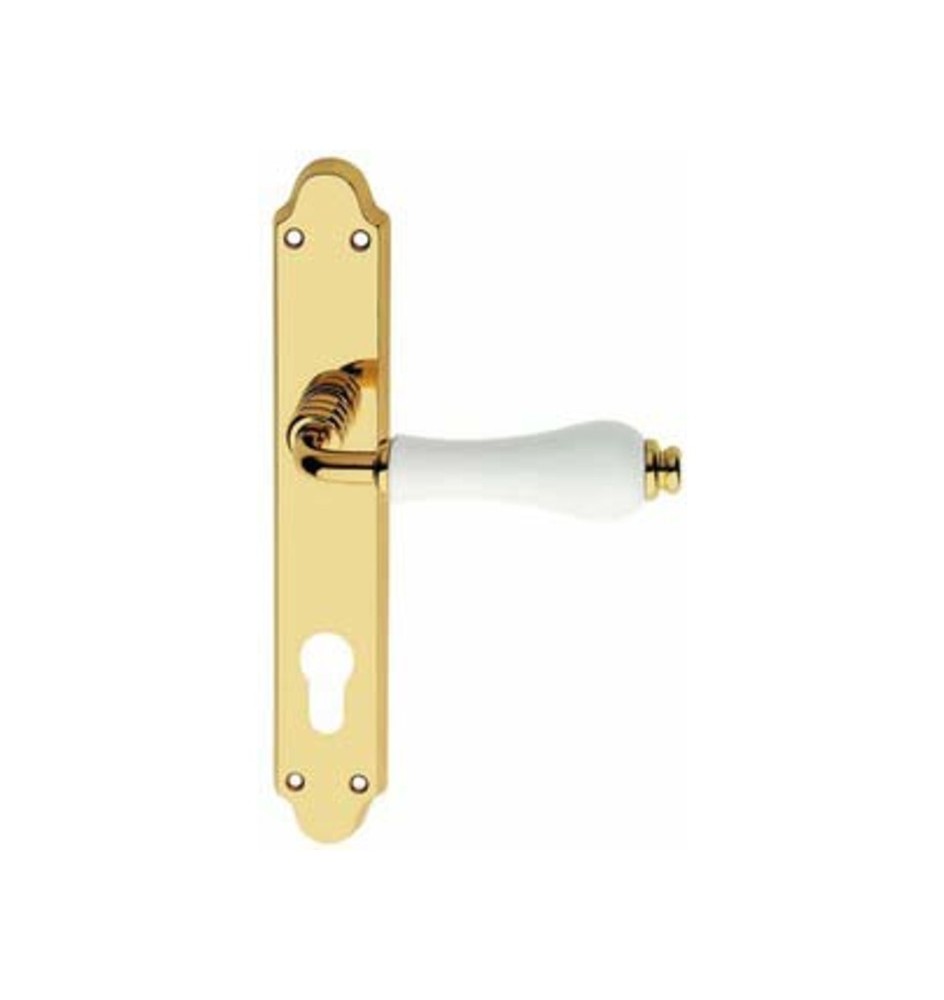 MANIGLIA OTTONE DALIA Q 8/85 F.Y. CARAMICA LUC BIA