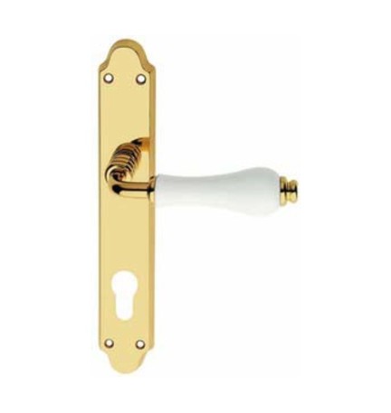 MANIGLIA OTTONE DALIA Q 8/85 F.Y. CARAMICA LUC BIA