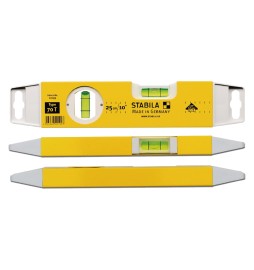 LIVELLA A DUE FIALE TASCABILE '70 T' cm 25