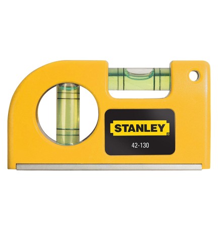 LIVELLA TASCABILE MAGNETICA '0-42-130' cm. 8,7 x 1,2 x h.4,5