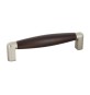 MANIGLIA FAGGIO 4090 139X28 MM NOCE NICHEL SAT (A)