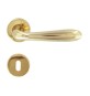 MANIGLIA GOCCIA M82 C/BOCCHETTA ORO LUCIDO