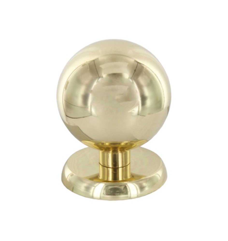 POMOLO OTTONE SFERICO D 70 MM LUCIDO