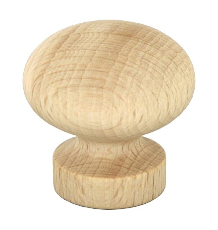 POMOLO LEGNO GREZZO 101/A D 38 MM