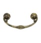 MANIGLIA OTTONE 03027 121X58 MM ANTICATO**
