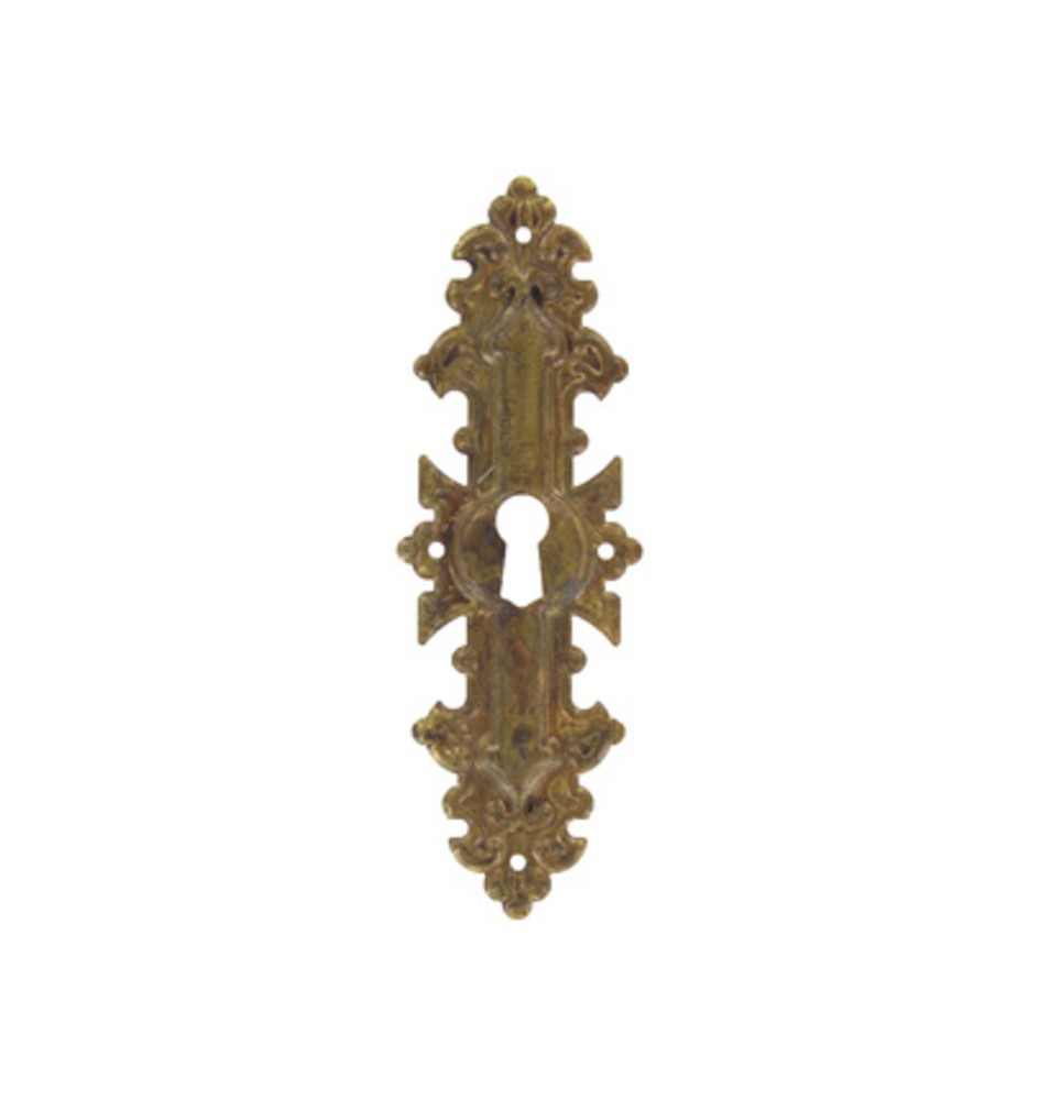 BOCCHETTA OTTONE 30692 38X114 MM ANTICATO**