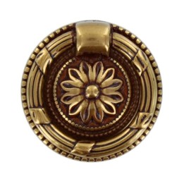 MANIGLIA OTTONE 12235 D 37 MM PATINE**