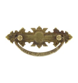 MANIGLIA OTTONE 06305 114X50 MM ANTICATO**