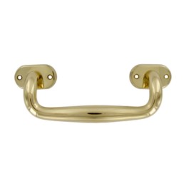 MANIGLIONE OTTONE 610 ZANCATO 240 MM LUC VERN