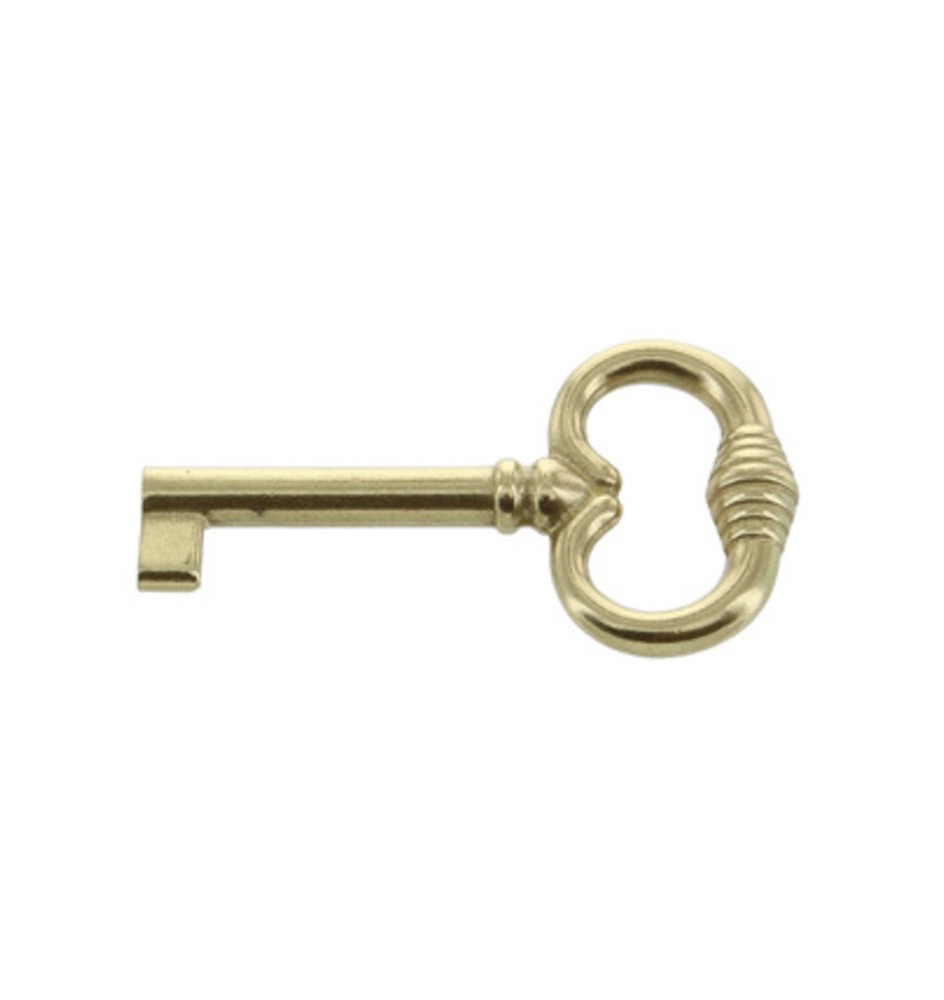 CHIAVE P/MOBILI 33708 35X62 MM OTTONE LUCIDO**