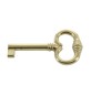 CHIAVE P/MOBILI 33708 35X62 MM OTTONE LUCIDO**