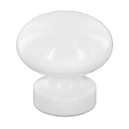 POMOLO IN LEGNO LACCATO D 30 MM 101/C BIANCO**