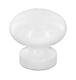 POMOLO IN LEGNO LACCATO D 30 MM 101/C BIANCO**