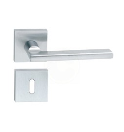 MANIGLIA OTTONE METRO C/BOCCHETTA CROM SATIN