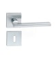 MANIGLIA OTTONE METRO C/BOCCHETTA CROM SATIN