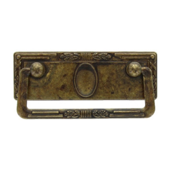 MANIGLIA ZAMA 06060 97X45 MM OTTONE ANTICATO**