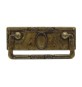MANIGLIA ZAMA 06060 97X45 MM OTTONE ANTICATO**