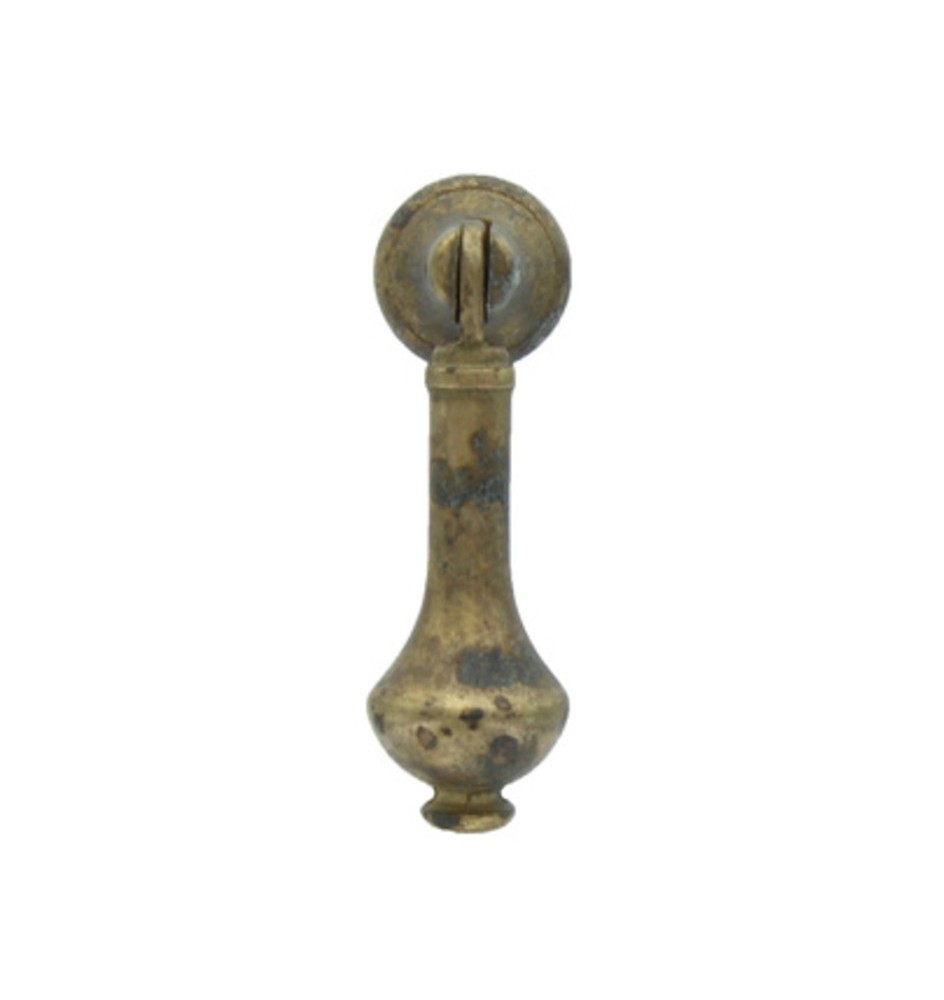 MANIGLIA OTTONE 21395 18X59 MM ANTICATO*