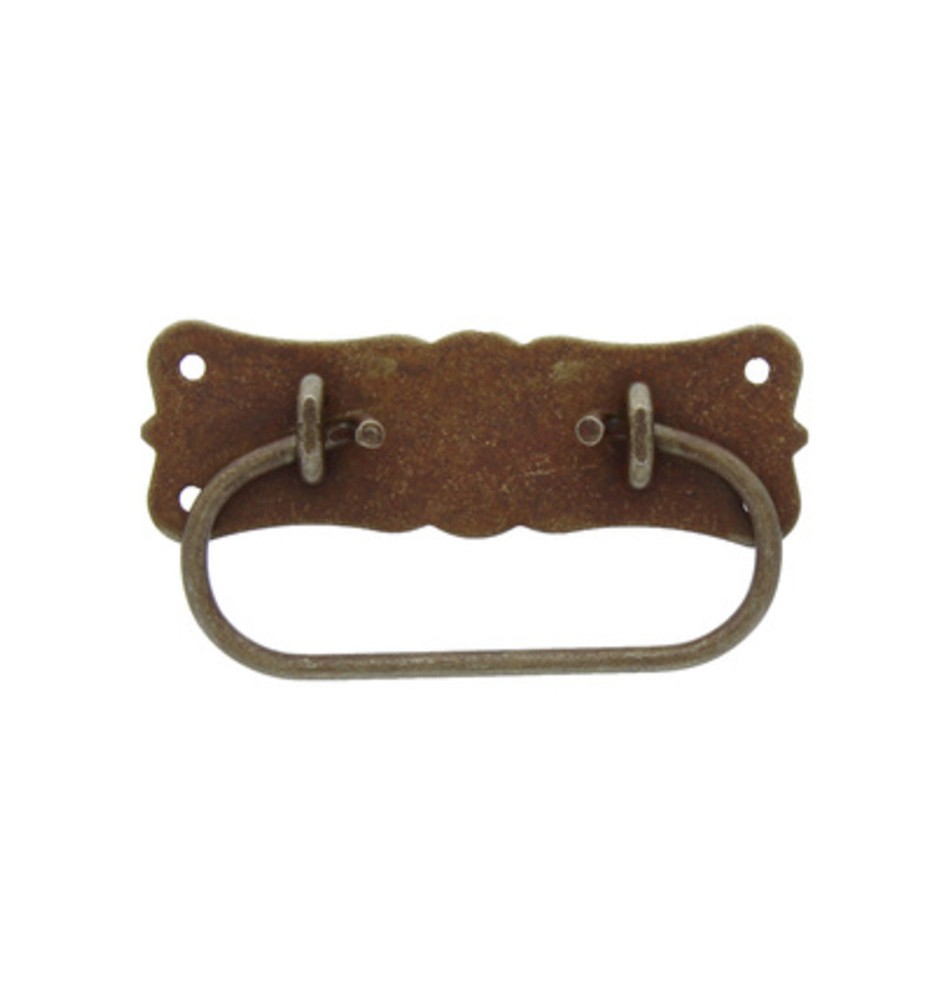 MANIGLIA BAULI 06015 105X55 MM FERRO VECCHIO*