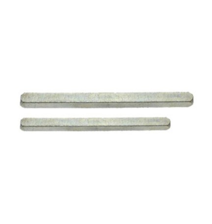 QUADRO P/MANIGLIA Q 8X100 MM ACCIAIO LUCIDO*