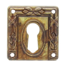 BOCCHETTA ZAMA 30060 33X35 MM OTTONE ANTICATO**
