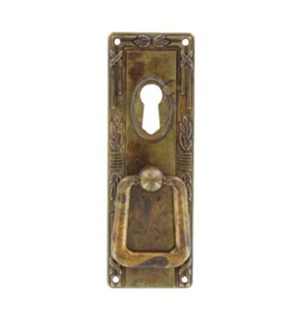 MANIGLIA ZAMA 12060 33X97 MM OTTONE ANTICATO**
