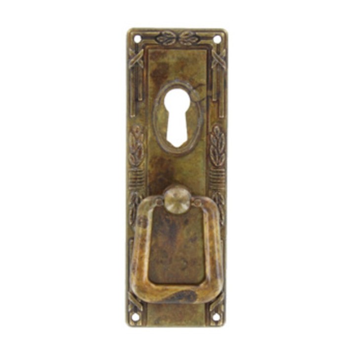 MANIGLIA ZAMA 12060 33X97 MM OTTONE ANTICATO**