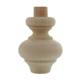 PIEDE IN LEGNO ONTANO 53012 70X 84 MM