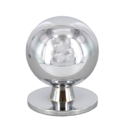 POMOLO OTTONE 2172 1503 D 15 MM TORNITO CROMO LUC
