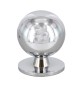 POMOLO OTTONE 2172 1503 D 15 MM TORNITO CROMO LUC