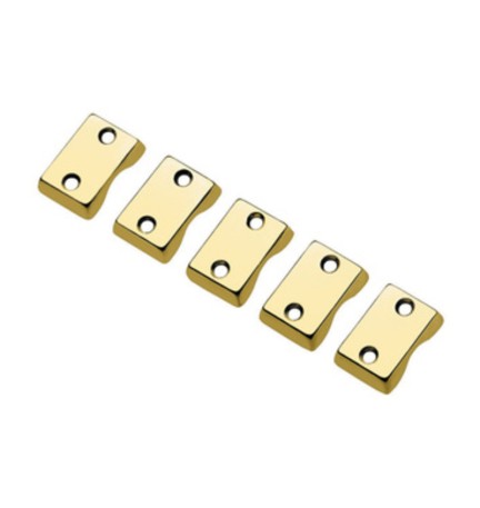 SERIE 5 PASSANTI OTTONE P/CREMONESE LUCIDO