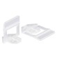 BASE LIVELLANTE '3D' CON FERITOIA PER CUNEO H. mm 12 - cf. 250 pz