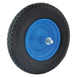 RUOTA PER CARRIOLA PNEUMATICA CON CUSCINETTI interasse mm 125