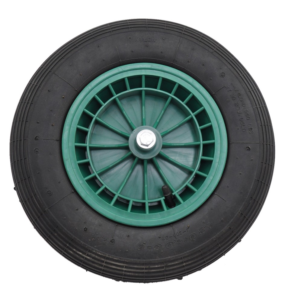 RUOTA PNEUMATICA PER CARRIOLA DISCO PVC mm. 400x100