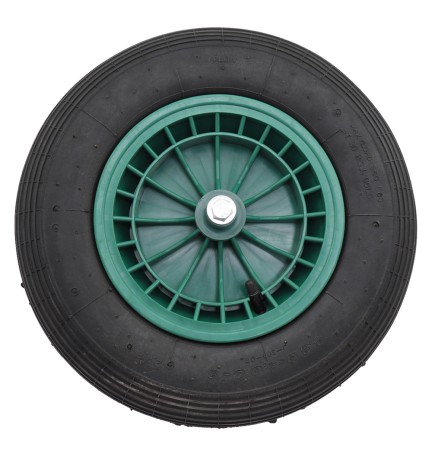 RUOTA PNEUMATICA PER CARRIOLA DISCO PVC mm. 400x100