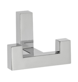 APPENDIABITI A 2 POSTI WZ-K2202-01 52X40 MM CROMO